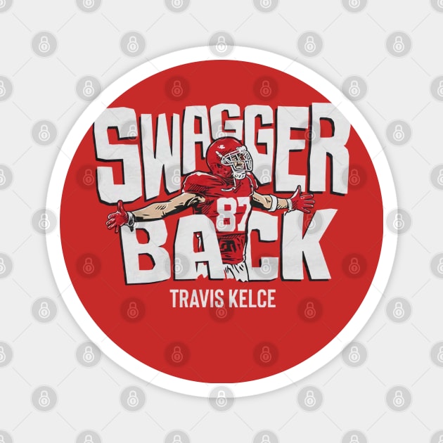 Travis Kelce Swagger Back Magnet by Chunta_Design